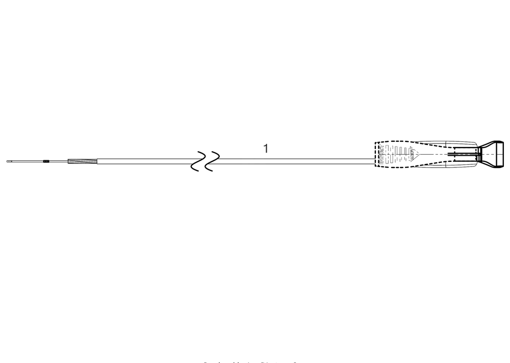 Throttle Cable Diagram and Parts List for SC500EQ (12ACP2J6710)(2019) Cub Cadet Lawn Mower